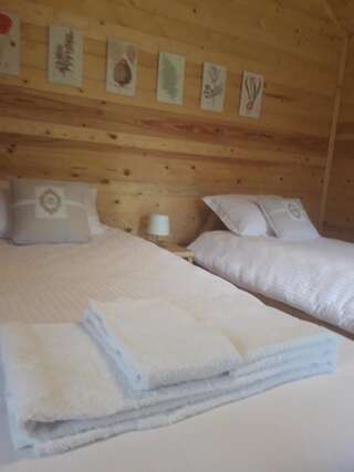 Кемпинги Camping Hakunamatata Gurbediu Двухместный номер с 2 отдельными кроватями и душем-6